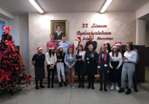 Zdjęcie z choinką