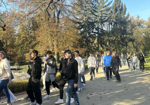 Uczniowie w Żelazowej Woli