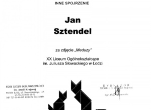 III miejsce w kategorii inne spojrzenie