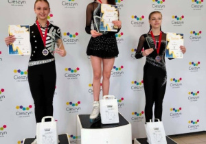 Nasza Wiktoria na podium, zajęła I miejsce