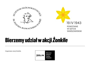 Plakat - Akcja Żonkile 2021