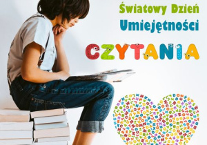 Plakat Światowy Dzień Umiejętności Czytania