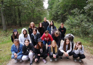 Uczniowie w Grotnikach
