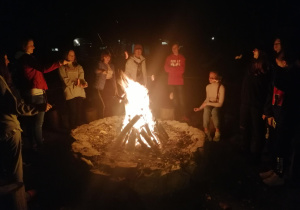 Uczniowie w Grotnikach