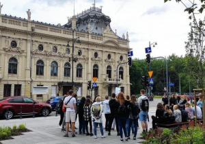 Uczniowie zwiedzają Łódź