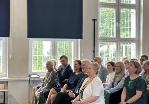 Goscie podczas jubieluszu 80 - lecia XX Liceum Ogólnokształcącego w Łodzi