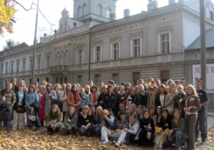 Uczestnicy XVIII Zlotu Europejskiej Rodziny Szkół im. Juliusza Słowackiego